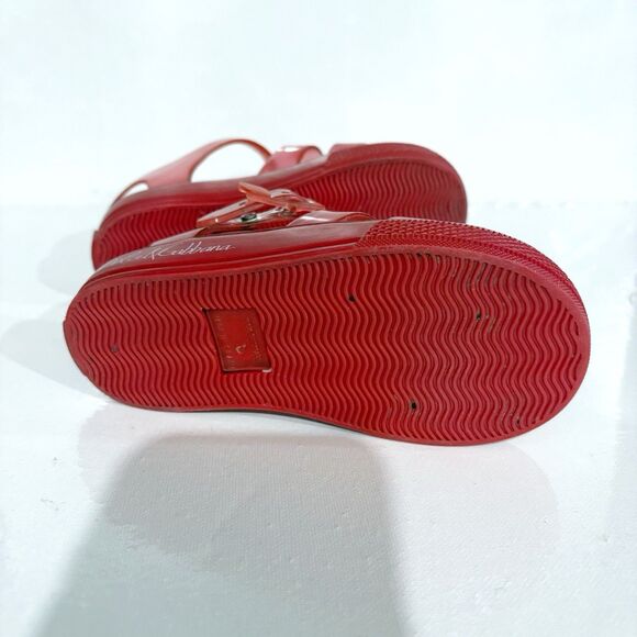 Dolce & Gabbana Kids EU 26 Red Jelly Sandals Buckle Retro Y2K Cute - Picture 5 of 6